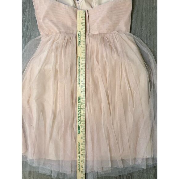 Jenny Yoo Collection Maia Convertible Strapless Tulle Dress Blush Size 14 - Picture 12 of 12